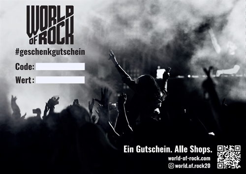 World-of-Rock - Onlinegutschein über 100,00€