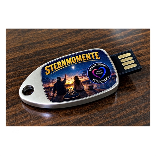 HARDY&Friends - STERNMOMENTE / BIKER ZEIGEN HERZ F�R KINDER, ltd. USB Stick - jetzt vorbestellen